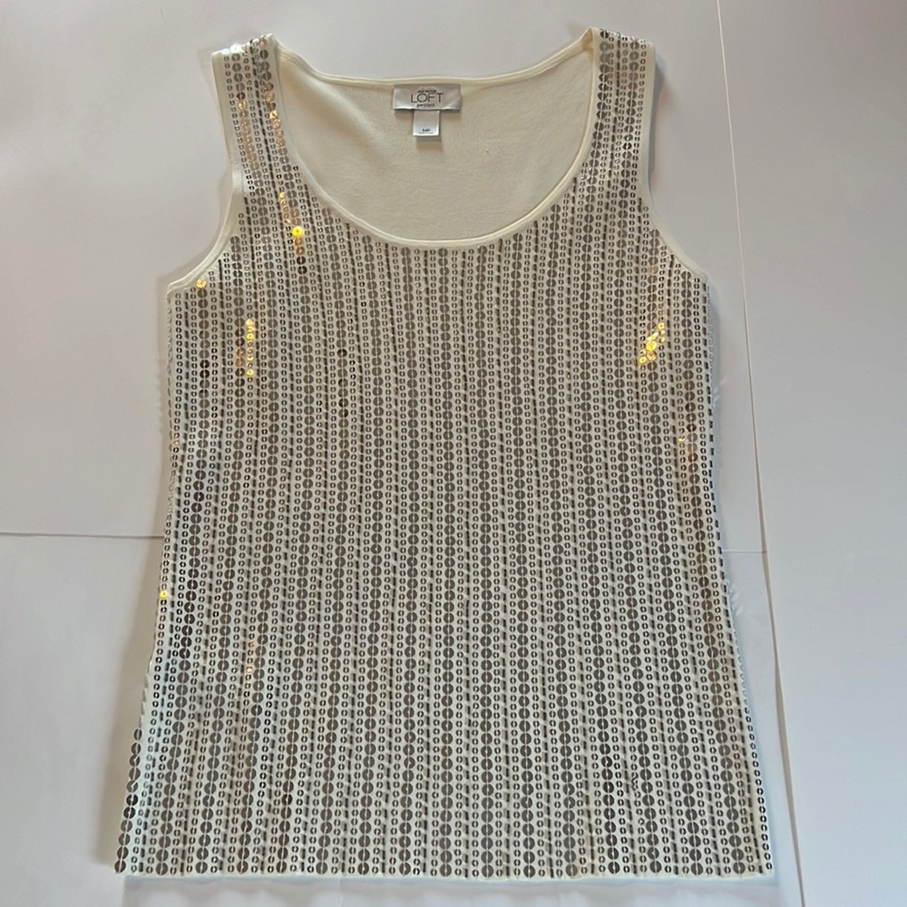 The LOFT Sequin Tank